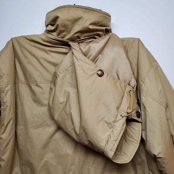 John Blair Men’s Parka Coat 3XL TL Hoodie Chestnut 7 Pockets Full Zip Hook &Loop - Picture 5 of 16